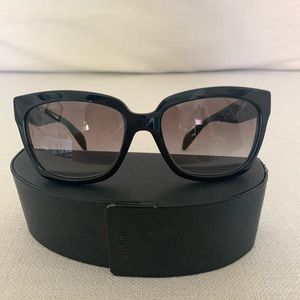 Prada SPR07P Women’s Sunglasses, Black